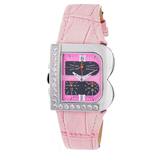 Laura Biagiotti Multicolor Leather Dress Watch