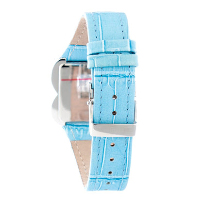 Laura Biagiotti Blue Leather Dress Watch