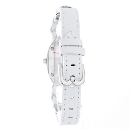 Laura Biagiotti White Leather Dress Watch