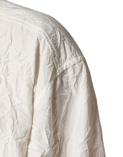 Dolce & Gabbana Crisp Men's Regular Fit Long-Sleeve Cotton T-Shirt - White
