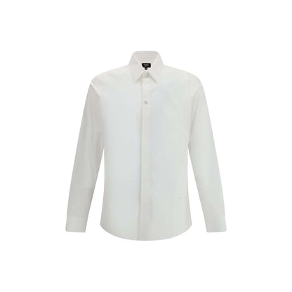 Fendi White Cotton Dress Shirt
