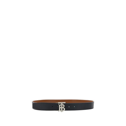 Burberry Black Calf Leather Bos Taurus Regular Belt
