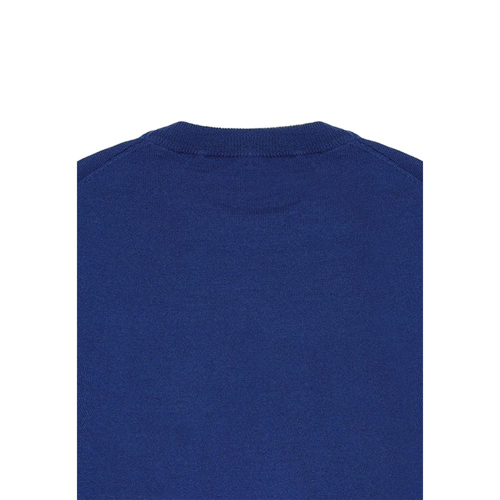 Love Moschino Blue Wool Sweatshirt