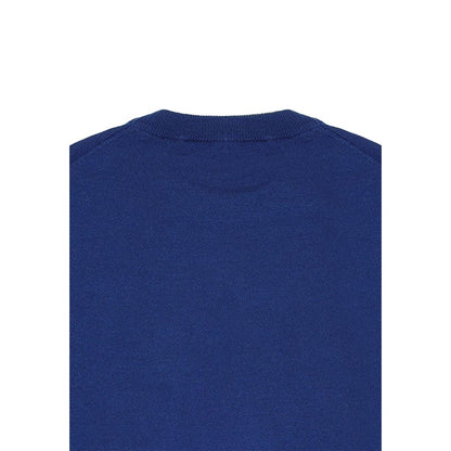 Love Moschino Blue Wool Sweatshirt