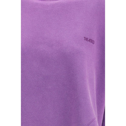 The Attico Purple Cotton Sweatshirt