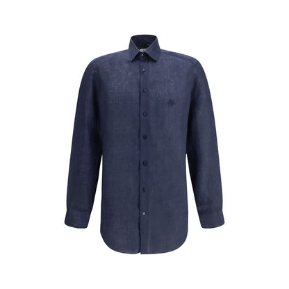 Etro Blue Denim Shirt