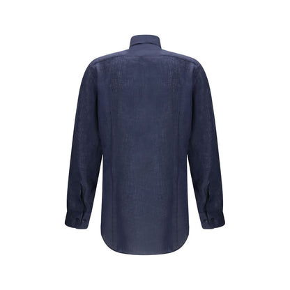 Etro Blue Denim Shirt