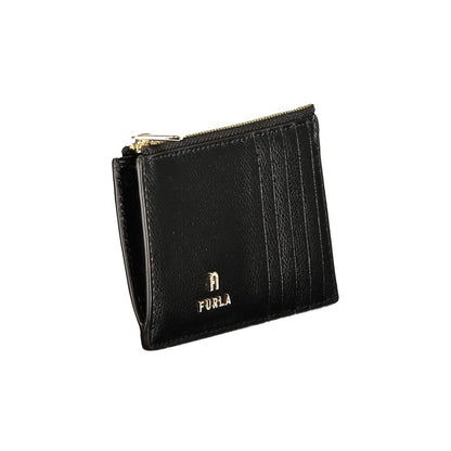 Furla Nero Leather Women Wallet