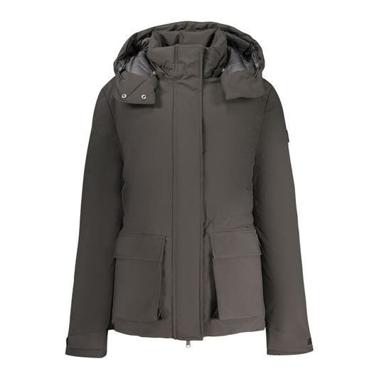 North Sails Black Polyester Women's Parka Jacket