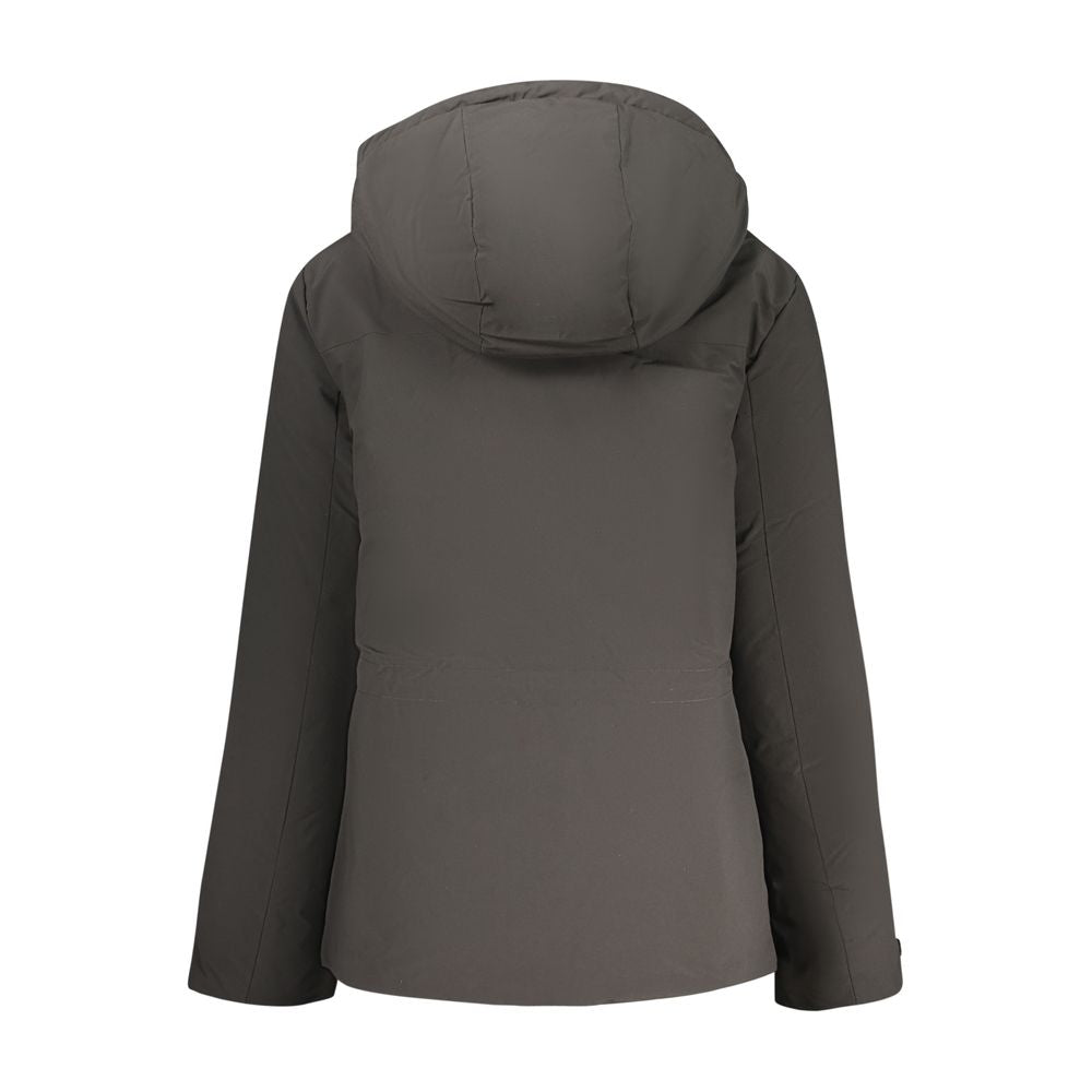 Hooded Parka by North Sails for women in polyester black features a modern silhouette, showcasing a sophisticated and premium pockets & hooded for a truly modern finish.