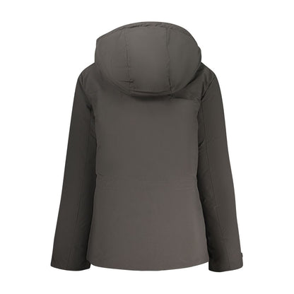 Hooded Parka by North Sails for women in polyester black features a modern silhouette, showcasing a sophisticated and premium pockets & hooded for a truly modern finish.