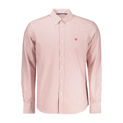 Shirt by North Sails for men in cotton blue, white & patterned showcases a sleek silhouette, elegantly detailed with a sleek and long-sleeve for a sleek finish.