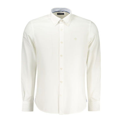 North Sails White Cotton Men Shirt