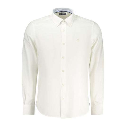 North Sails White Cotton Men Shirt
