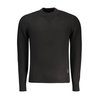 North Sails Black Cotton Men Sweater