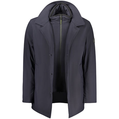 North Sails Blue Polyester Men's Jacket