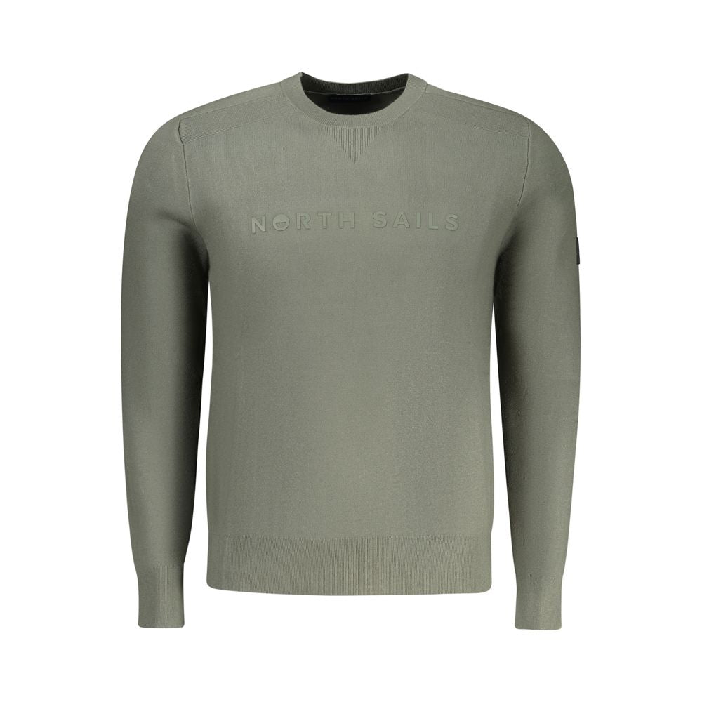 Sweatshirt by North Sails for men in polyester & viscose black & green features an magnificent silhouette, showcasing a sophisticated and detail for a truly magnificent finish.