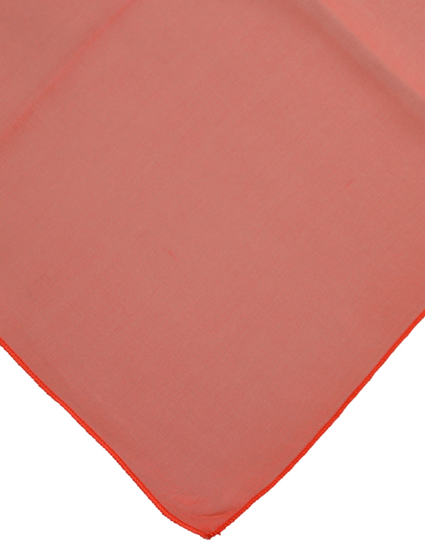 Dolce & Gabbana Orange Silk Neck Wrap Square Foulard  Scarf