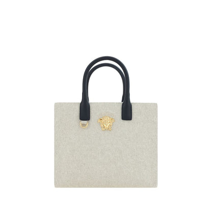 Versace Beige Cotton Shoulder Bag