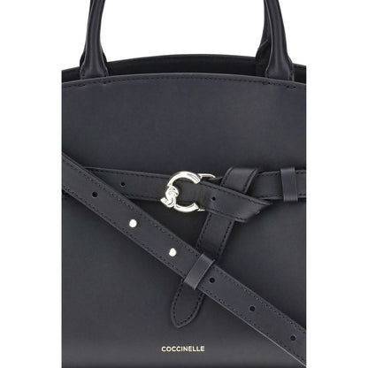 Coccinelle Black Calf Leather Bos Taurus Handbag