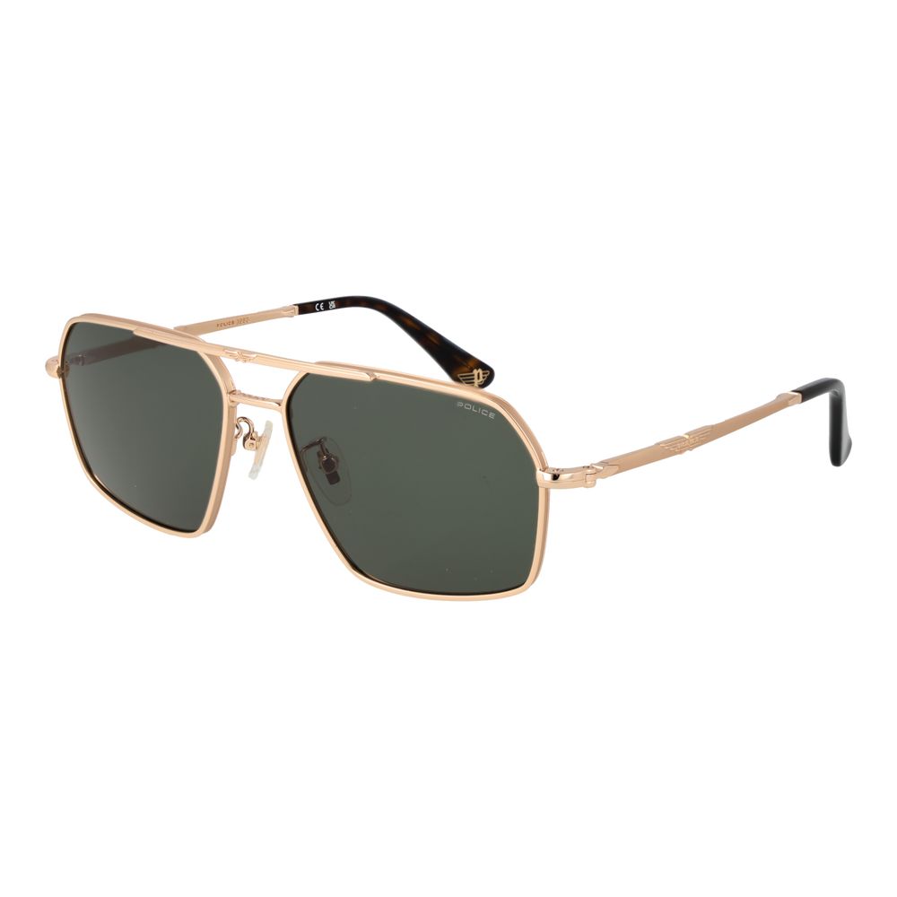 Police Gold Metal Sunglasses
