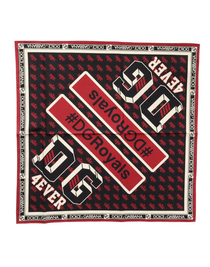 Dolce & Gabbana Multicolor #DGRoyals Square Foulard 50cm x 49.5cm Scarf
