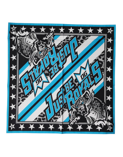 Dolce & Gabbana Multicolor DG Royals Square Foulard 51.5cm x 51cm Scarf