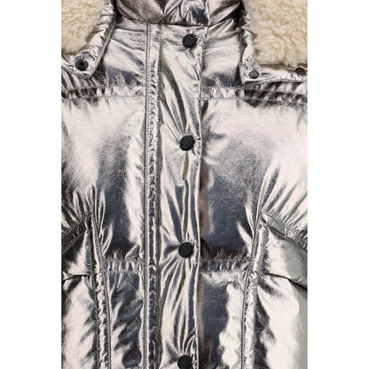 Moncler Grenoble Silver Polyester Shell Jacket