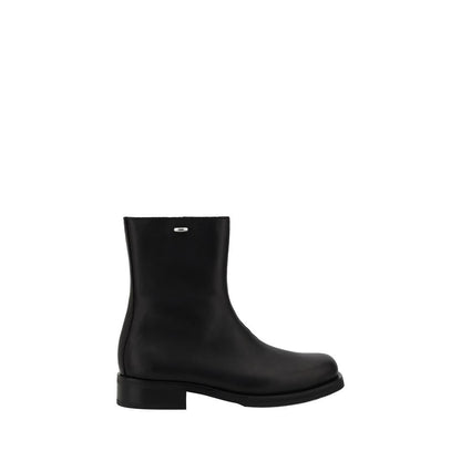 Our Legacy Black Calf Leather Bos Taurus Ankle Boots