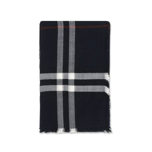 Burberry Blue Wool Scarf