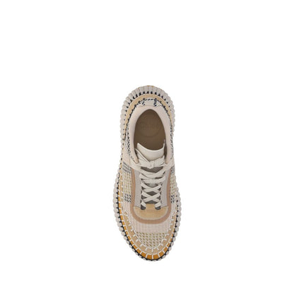 Chloé Brown Rubber Sneakers