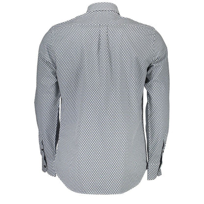 Harmont & Blaine Blue Cotton Pattern Shirt