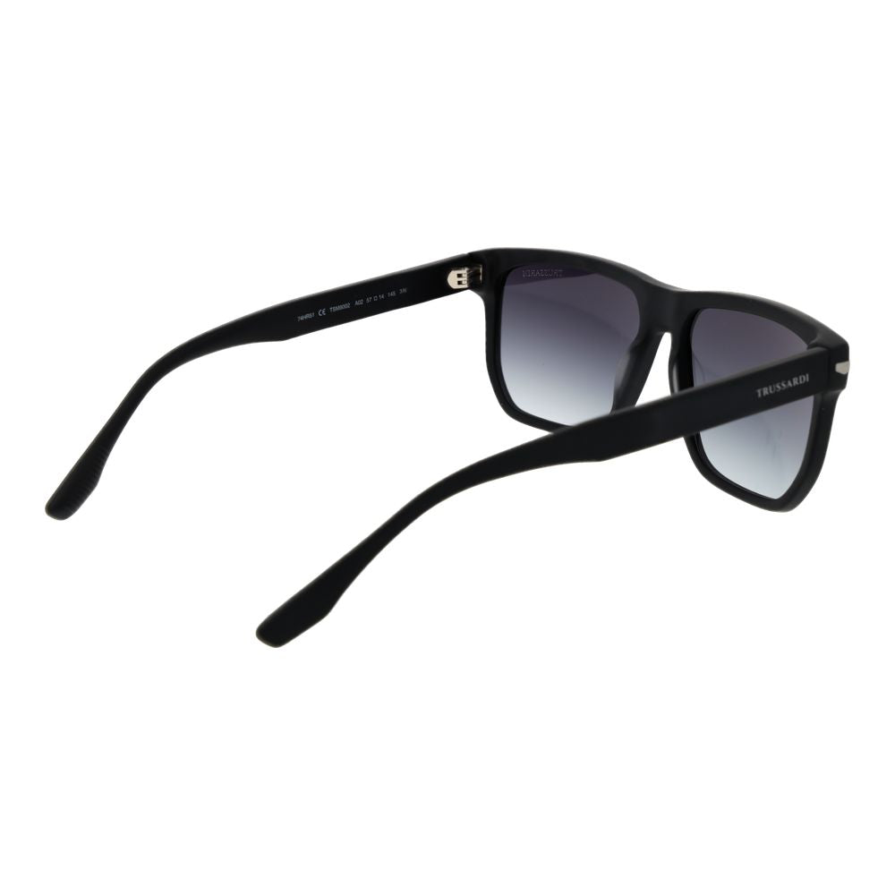 Trussardi Black Acetate Sunglasses