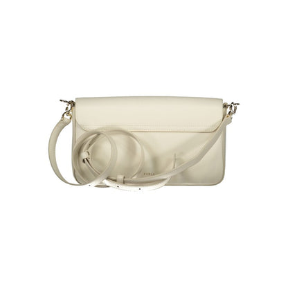 Furla Bianco Pelle Women Handbag