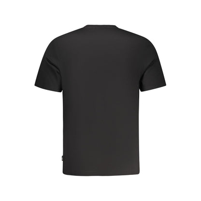 T-Shirt by Fila for men in cotton black features an on trend silhouette, perfectly showcasing a on trend and crew neckline for an elevated aesthetic.