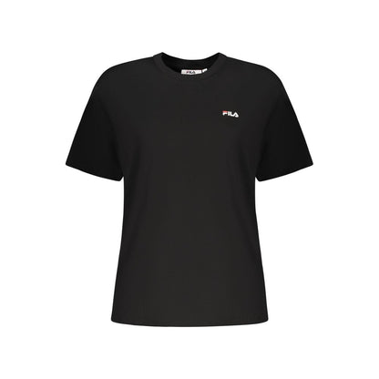 Fila Black Cotton Women's T-Shirt