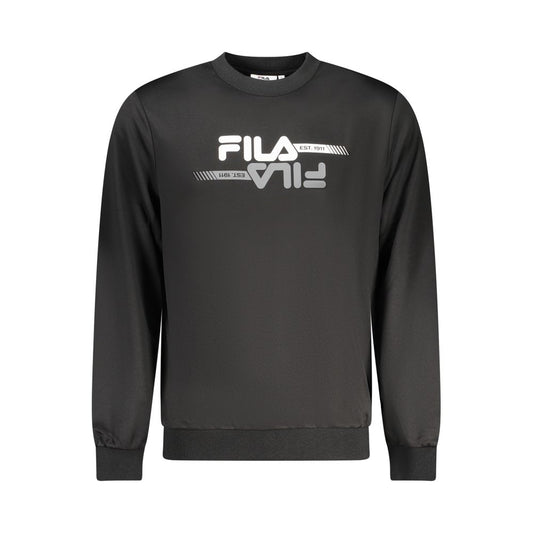 Fila Black Polyester Men's Sweatshirt