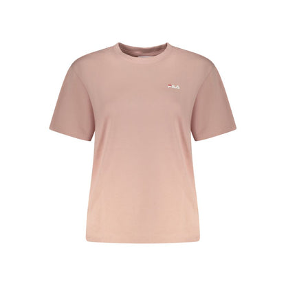 Fila Pink Cotton Women's T-Shirt