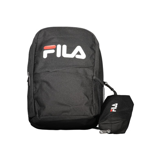 Fila Black Polyester Men Backpack