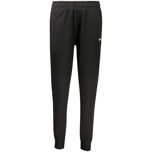 Fila Black Cotton Joggers (Workout Pants)