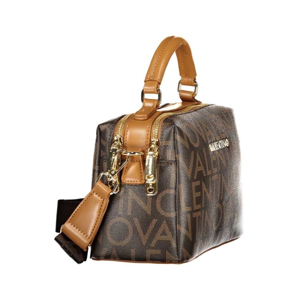 Mario Valentino Brown Polyethylene Handbag