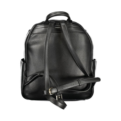 Mario Valentino Black Polyethylene Backpack