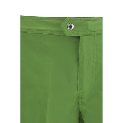 Tom Ford Green Polyester Swim Shorts