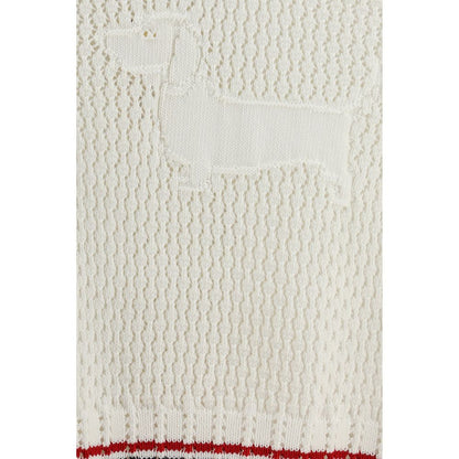 Thom Browne White Cotton T-Shirt