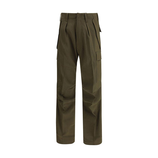 Tom Ford Green Cashmere Cargo Pants
