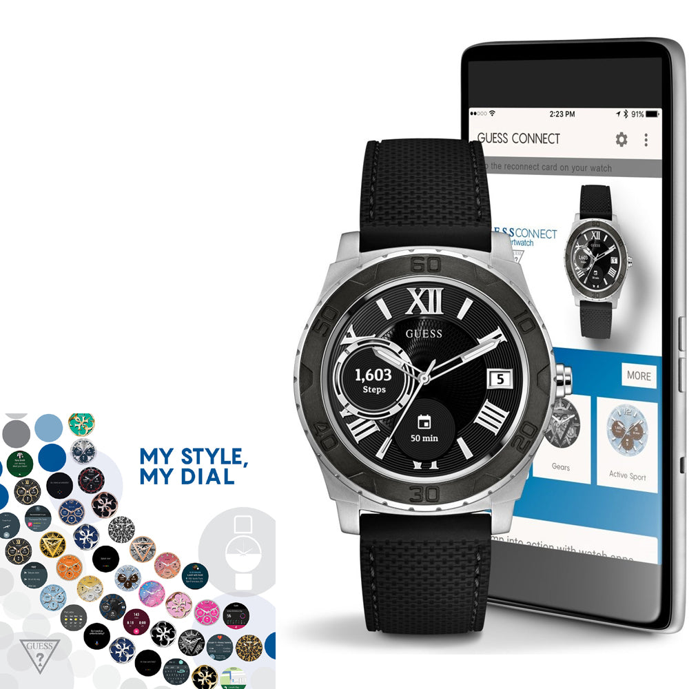 Guess Connect Ace C1001G1 Men's Watch Smartwatch