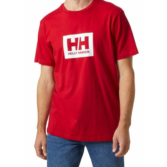 Men’s Short Sleeve T-Shirt  HH BOX T Helly Hansen 53285 162  Red