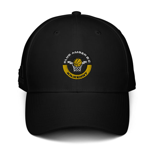 Club Amber Basketball Kilkenny Adidas Dad Hat - Designed by Moon Behind The Hill Available to Buy at a Discounted Price on Moon Behind The Hill Online Designer Discount Store