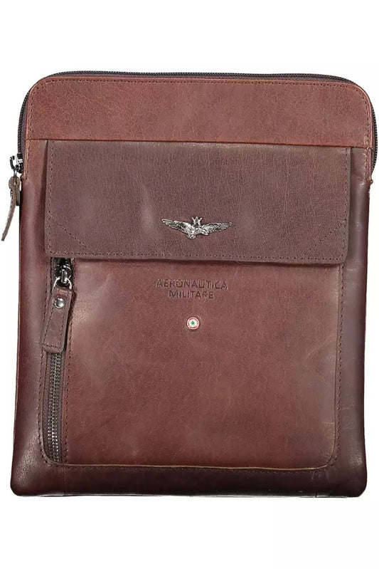 Elegant Leather-Poly Shoulder Bag with Contrasting Details
