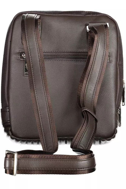 Vintage Brown Shoulder Bag with Refined Details